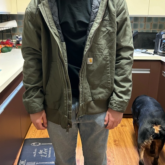 Carhartt Olive Detroit Jacket MINT - Picture 6 of 9